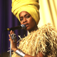 Erykah Badu performs during Lilith Fair in 1998.